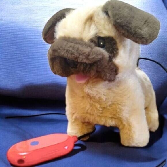 Cutest REMOTE CONTROL battery operated TOY TRUCK fluffy PUPPY - Picture 1 of 11